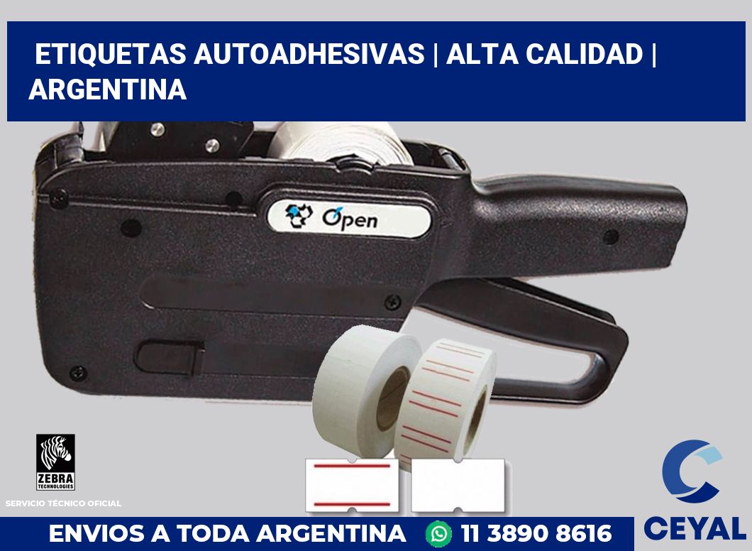 etiquetas autoadhesivas | Alta calidad | Argentina