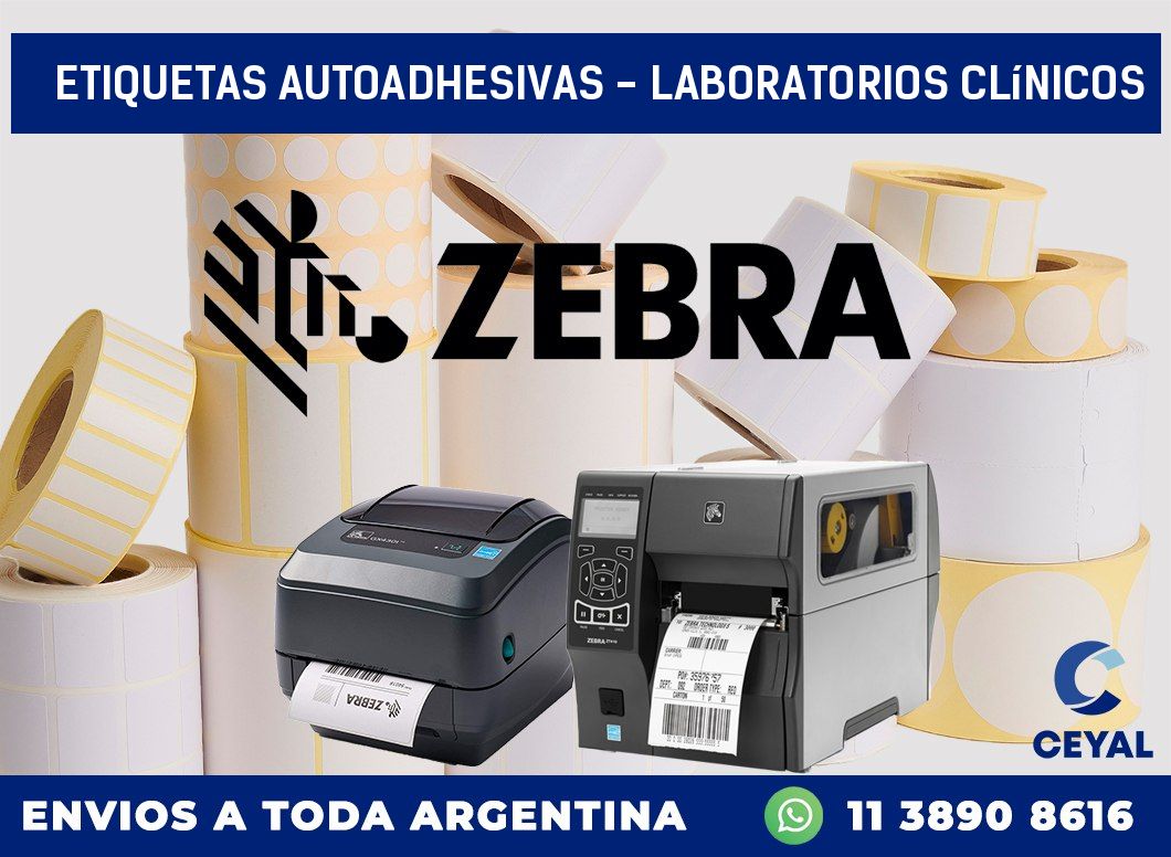 etiquetas autoadhesivas – Laboratorios clínicos