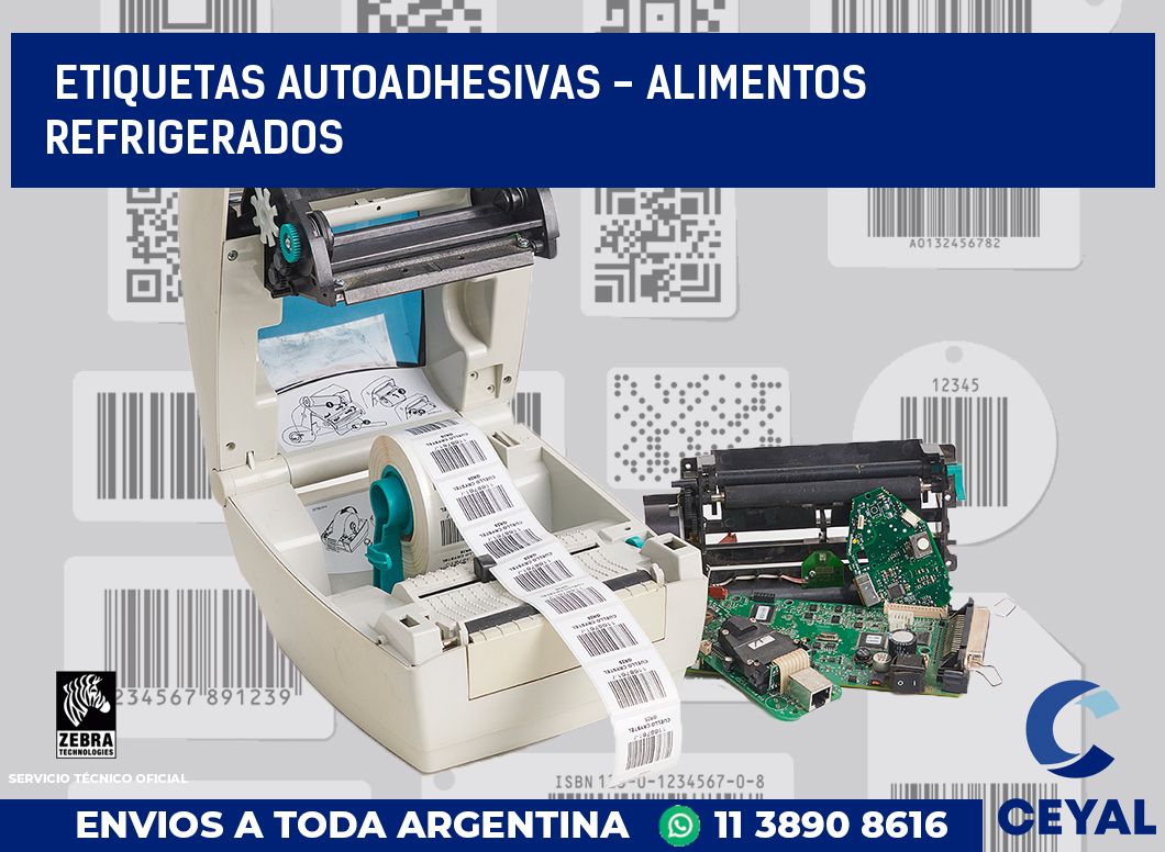 etiquetas autoadhesivas - alimentos refrigerados