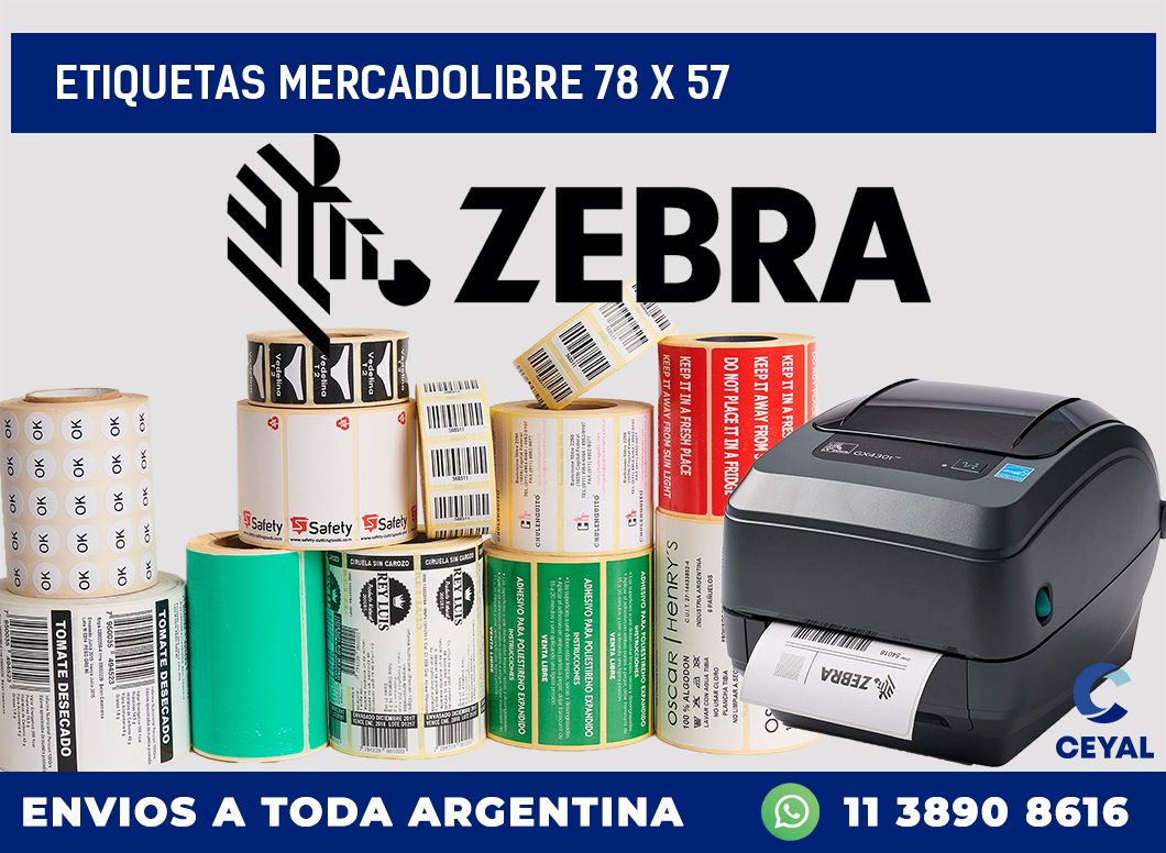 etiquetas mercadolibre 78 x 57