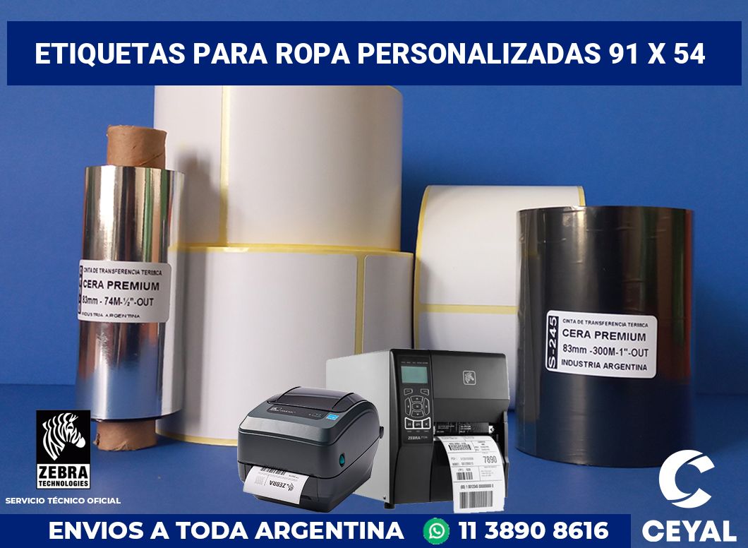 etiquetas para ropa personalizadas 91 x 54