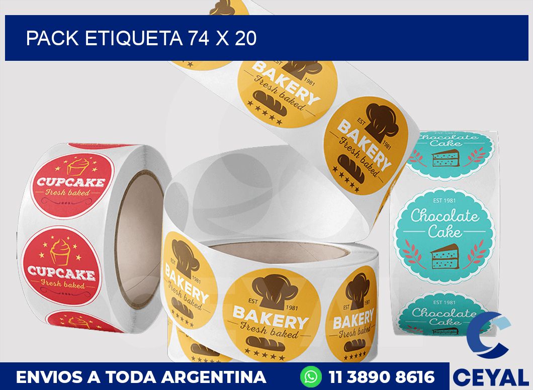 pack etiqueta 74 x 20