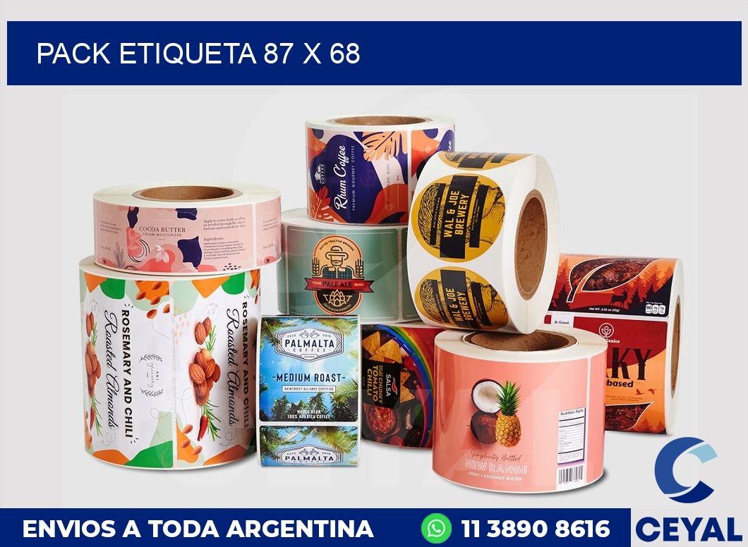 pack etiqueta 87 x 68