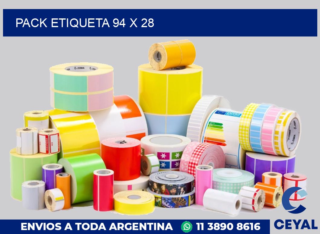 pack etiqueta 94 x 28