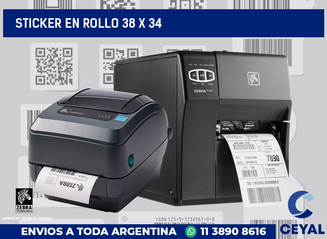 sticker en rollo 38 x 34