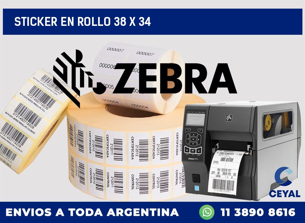 sticker en rollo 38 x 34