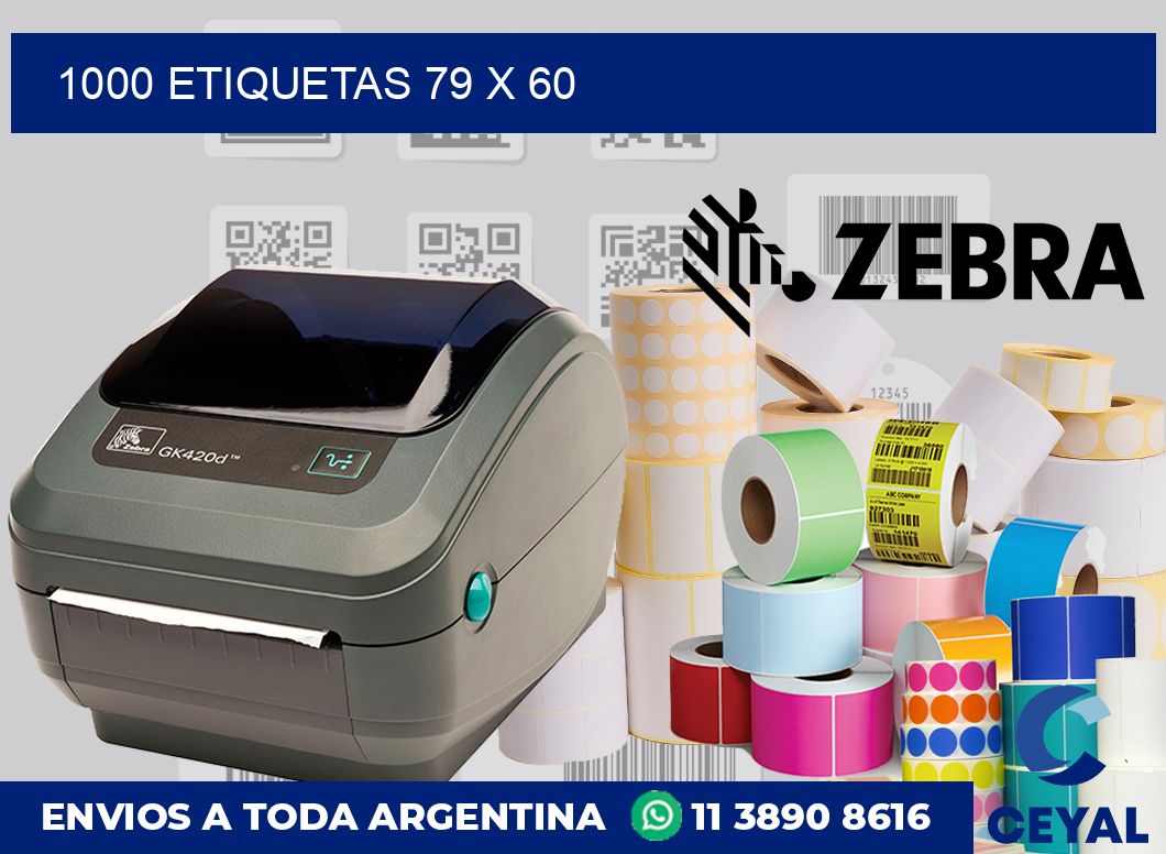 1000 etiquetas 79 x 60