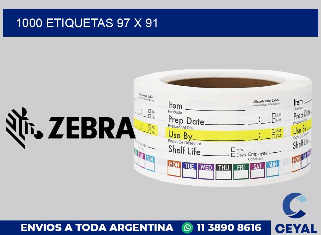 1000 etiquetas 97 x 91