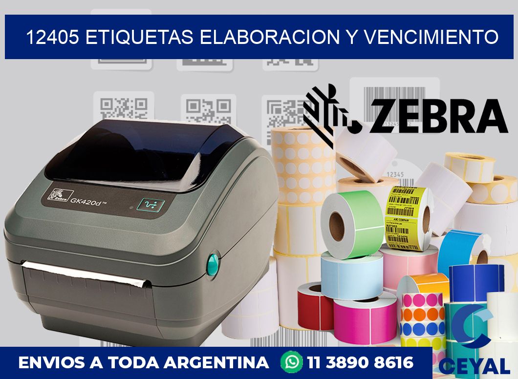12405 Etiquetas elaboracion y vencimiento