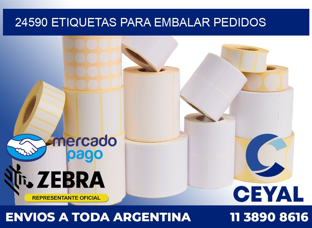 24590 Etiquetas para embalar pedidos