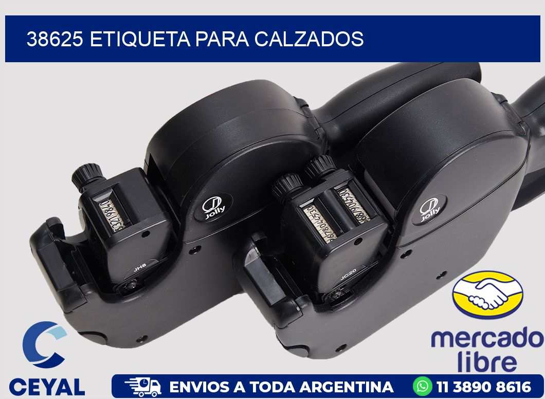 38625 Etiqueta para calzados