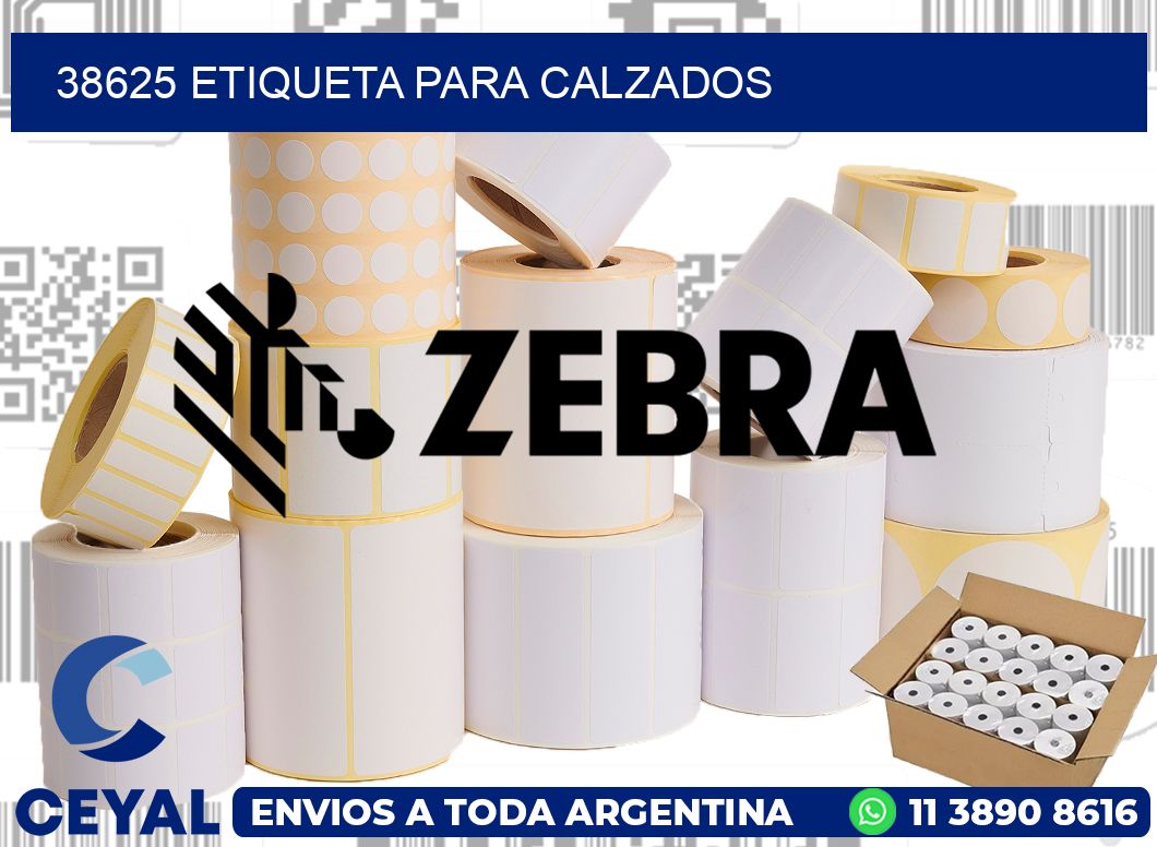 38625 Etiqueta para calzados