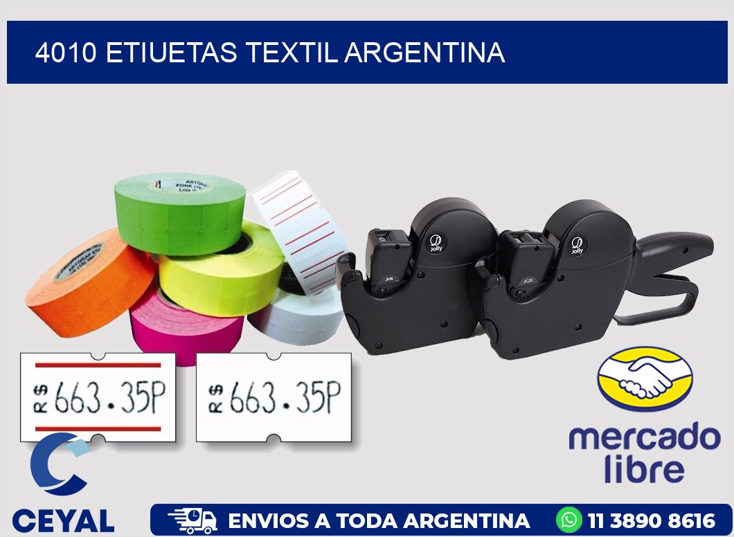 4010 etiuetas textil argentina