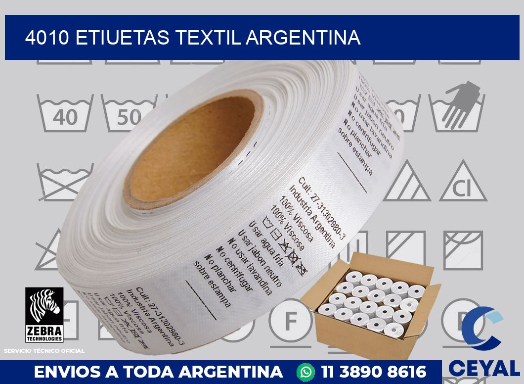 4010 etiuetas textil argentina