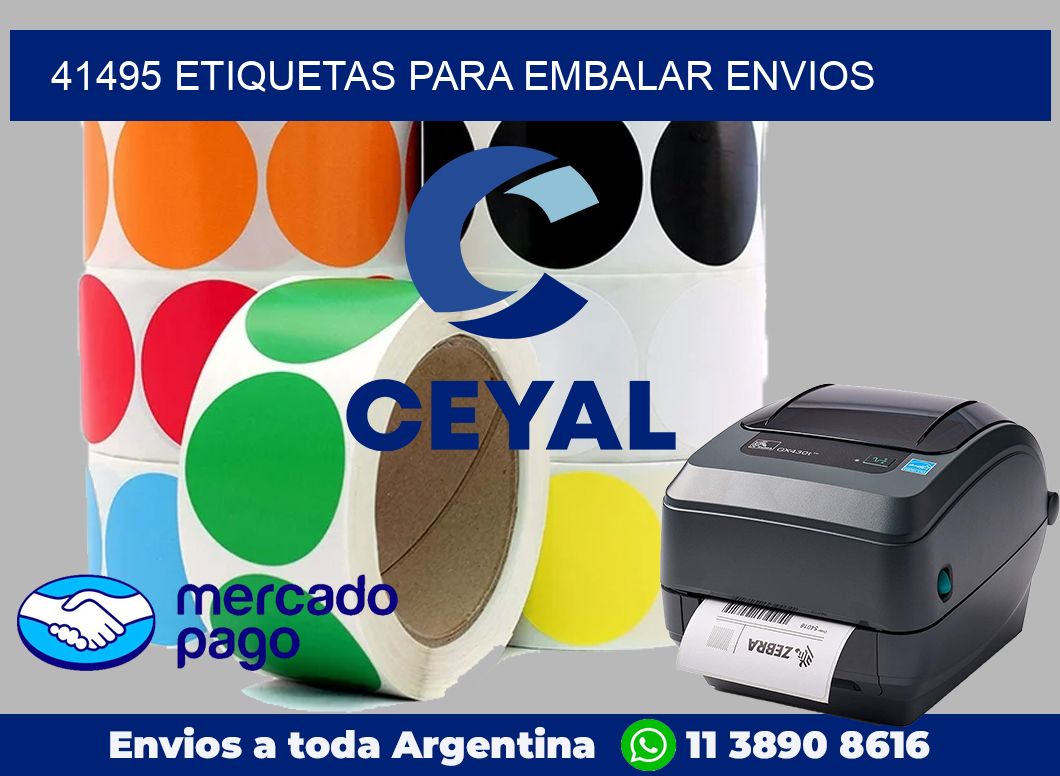 41495 Etiquetas para embalar envios