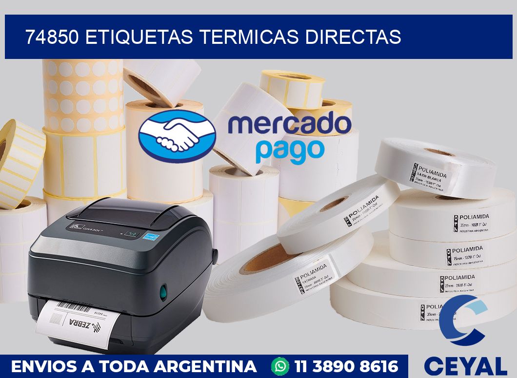 74850 Etiquetas termicas directas