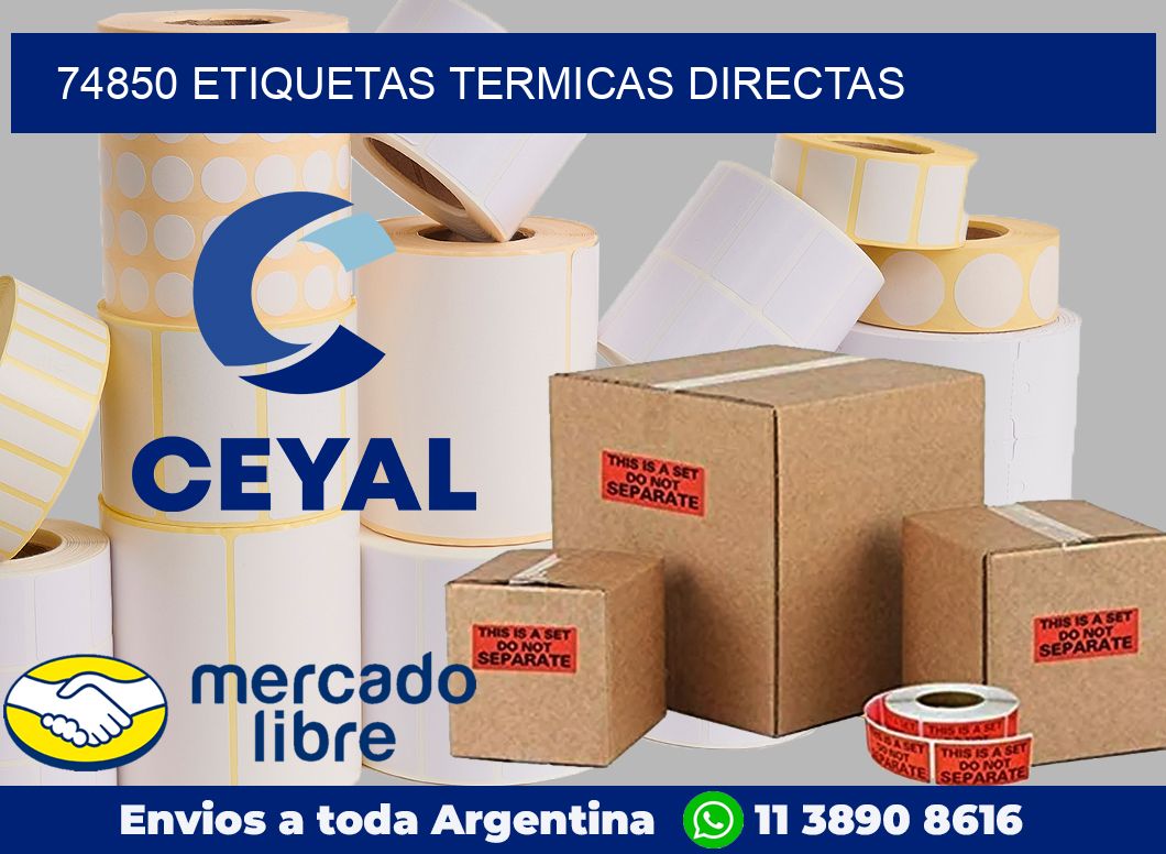 74850 Etiquetas termicas directas