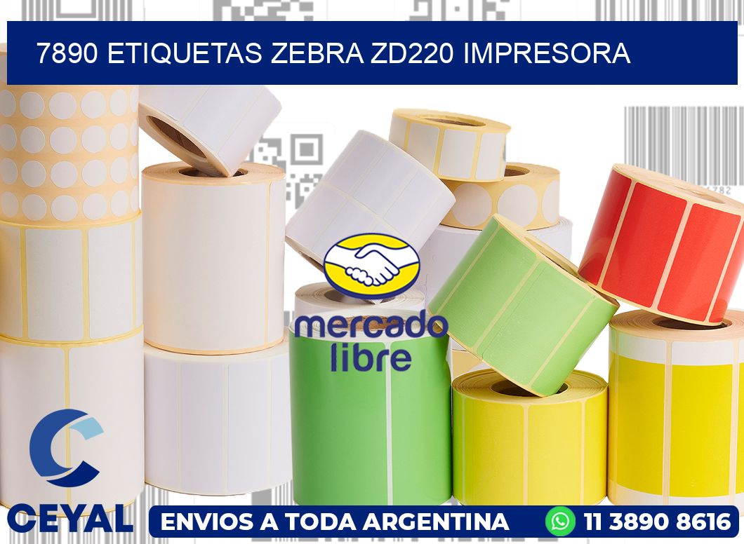 7890 etiquetas Zebra zd220 impresora