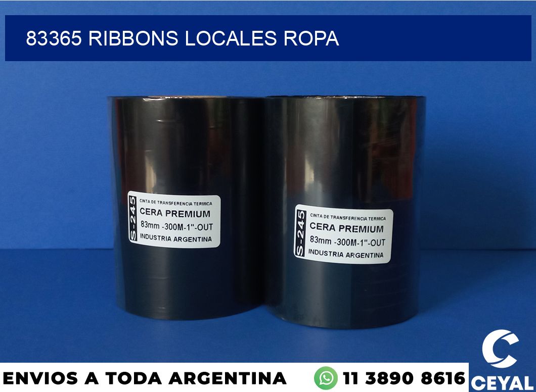 83365 ribbons locales ropa