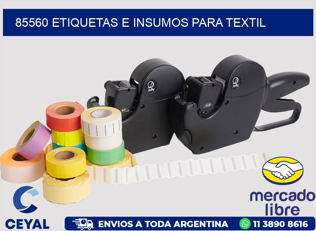 85560 etiquetas e insumos para textil