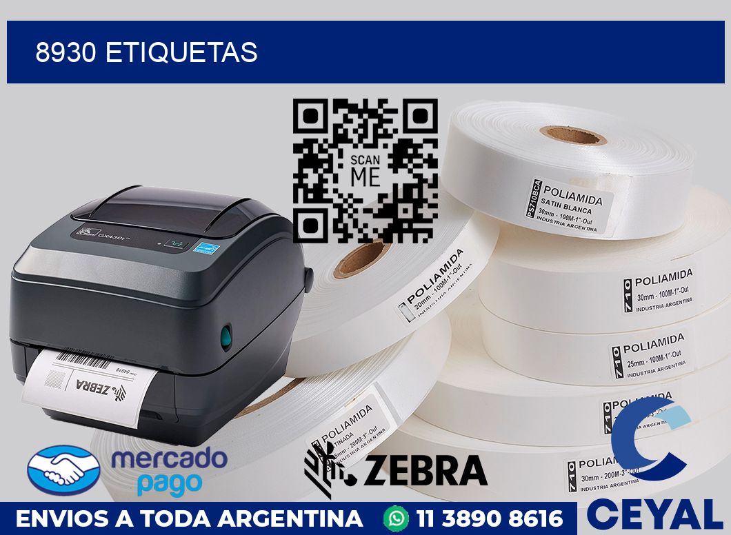 8930 etiquetas