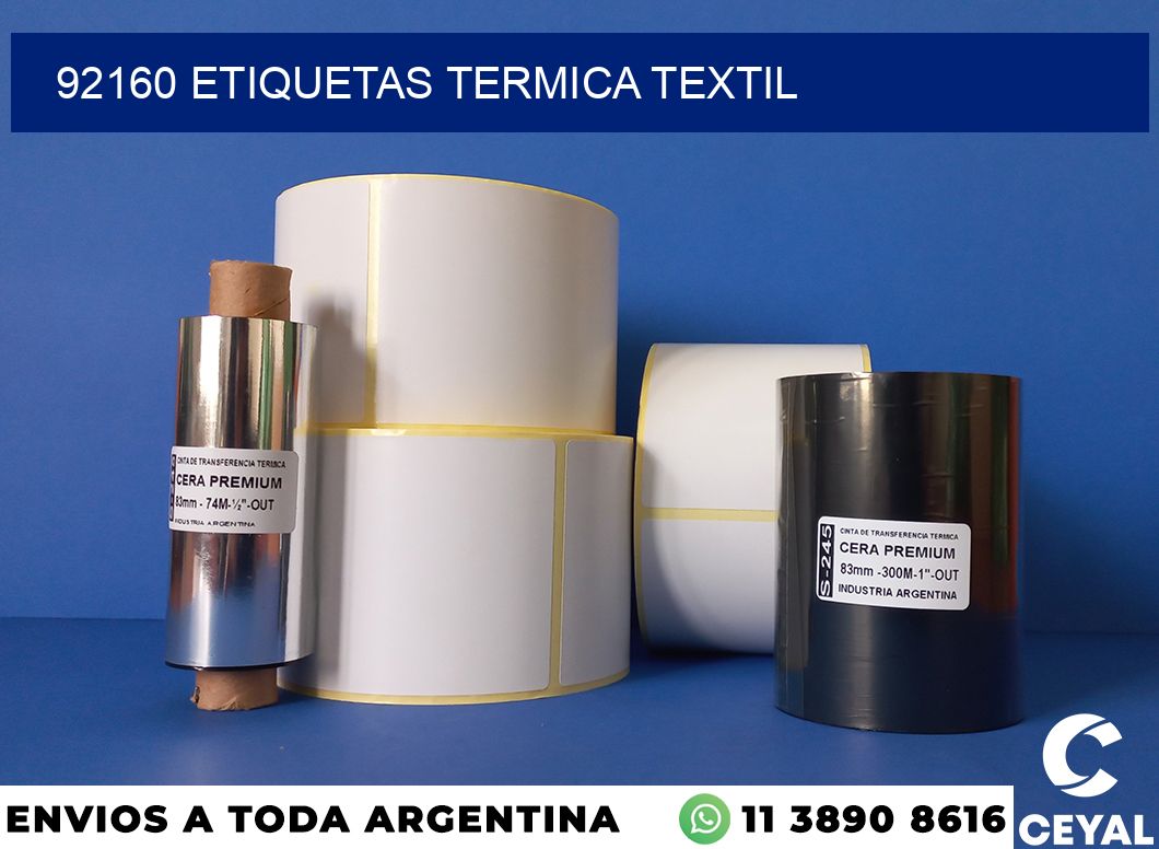 92160 etiquetas termica textil