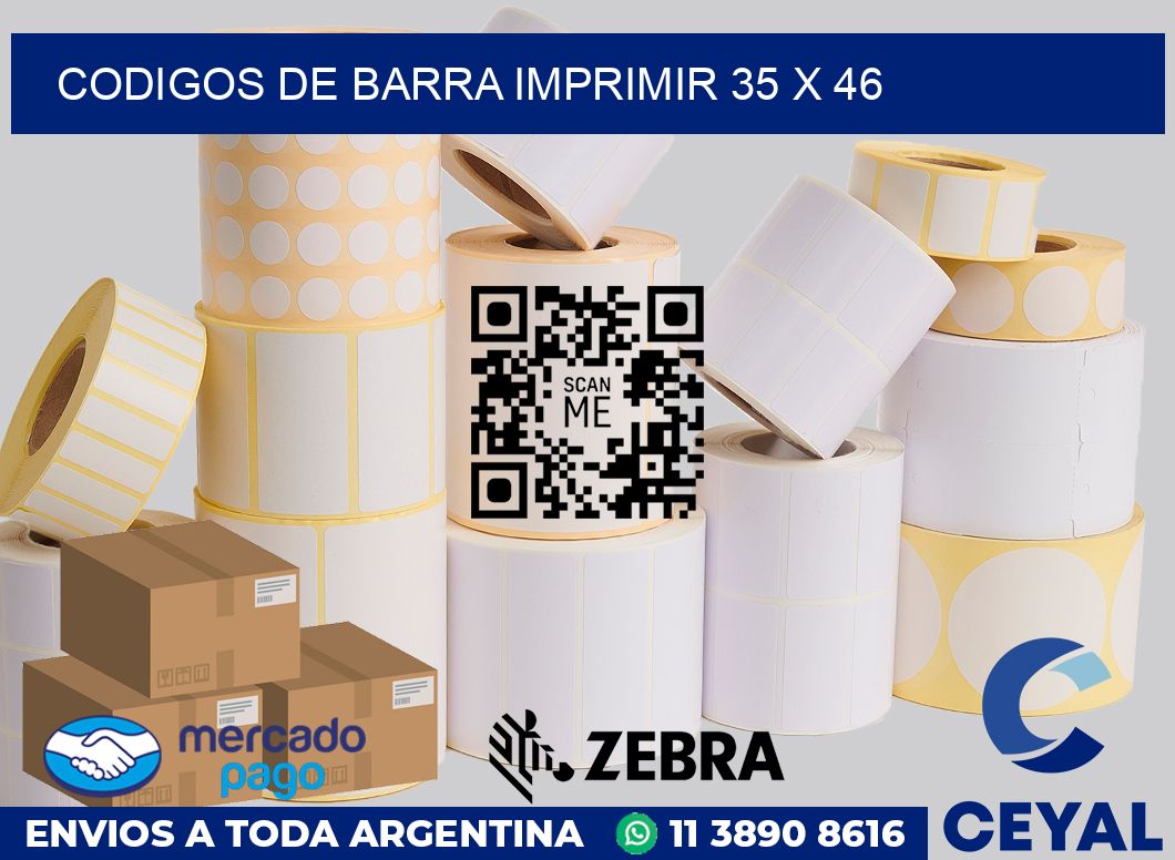 Codigos de barra imprimir 35 x 46