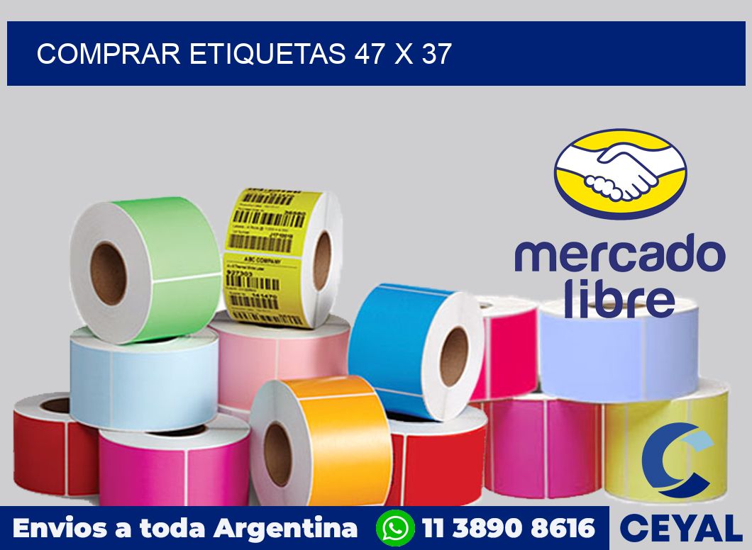 Comprar etiquetas 47 x 37