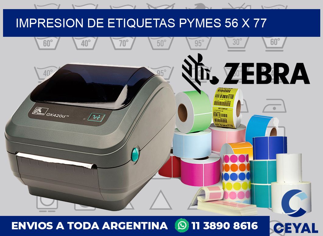 Impresion de etiquetas pymes 56 x 77