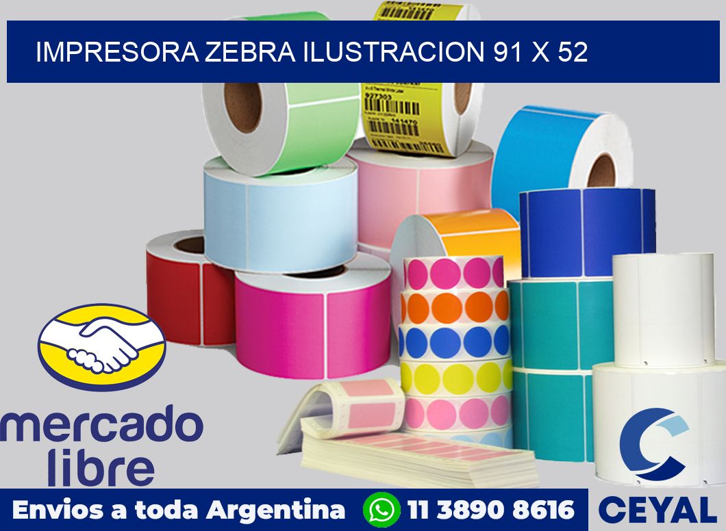 Impresora Zebra ilustracion 91 x 52