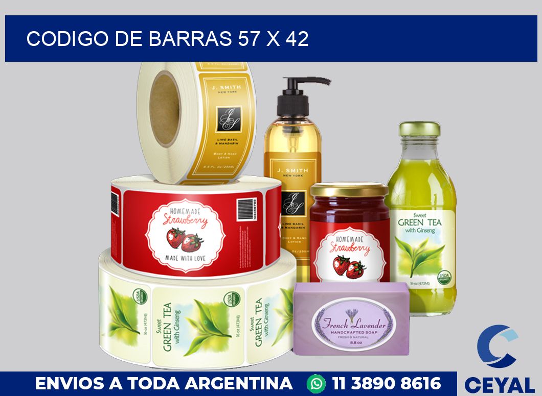 codigo de barras 57 x 42