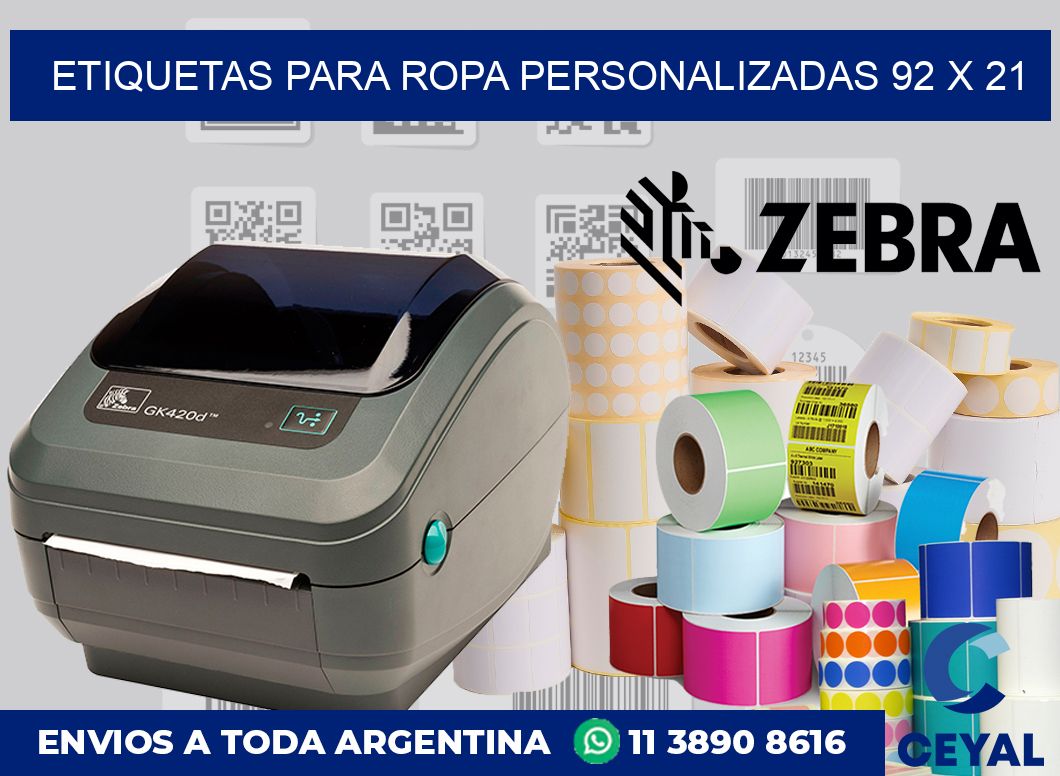 etiquetas para ropa personalizadas 92 x 21