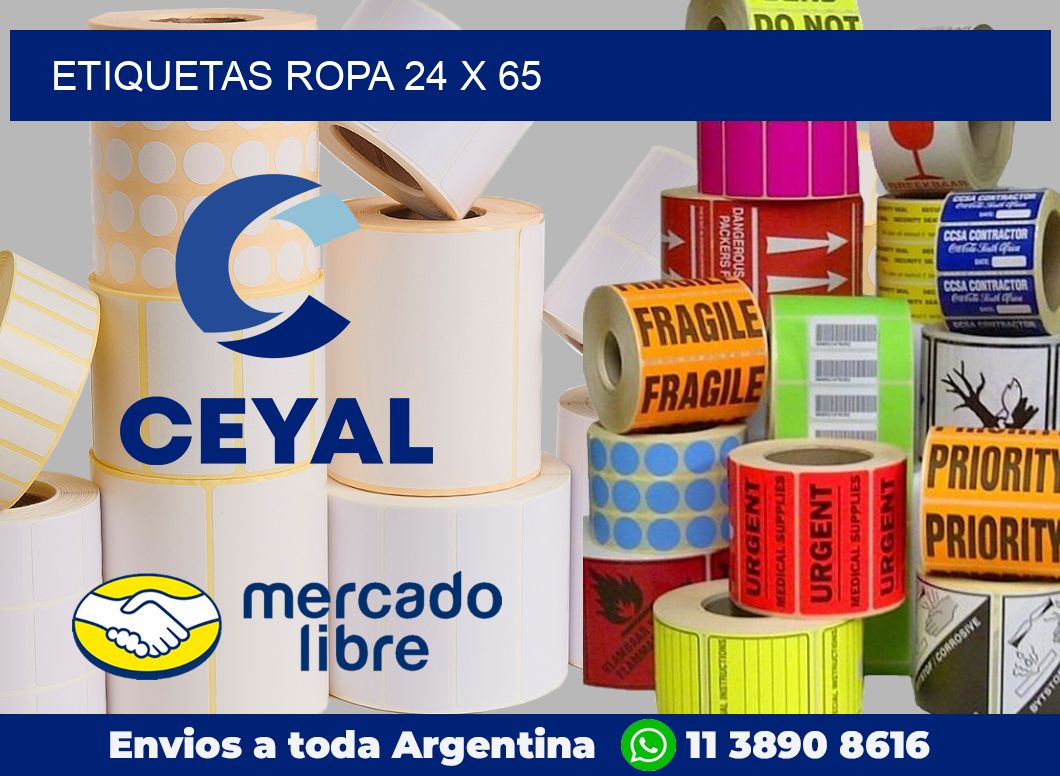etiquetas ropa 24 x 65
