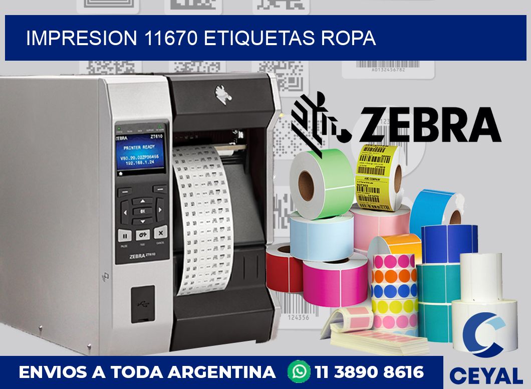 impresion 11670 etiquetas ropa