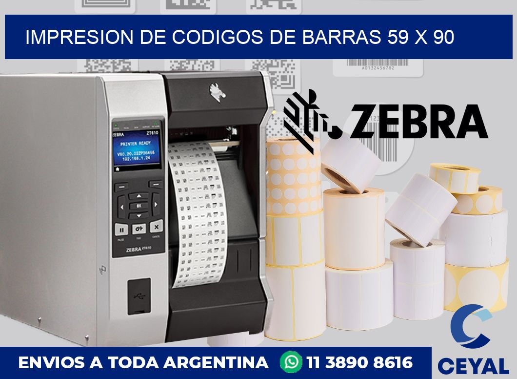 impresion de codigos de barras 59 x 90