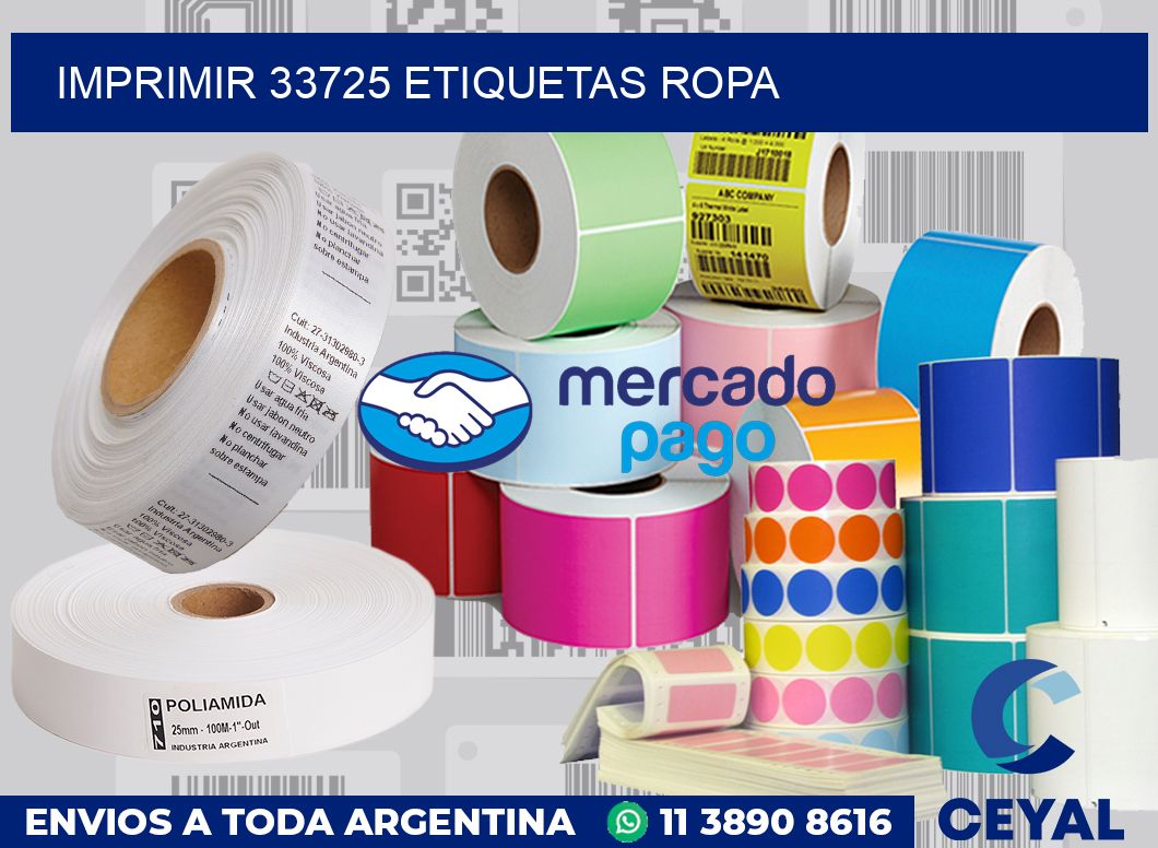 imprimir 33725 etiquetas ropa