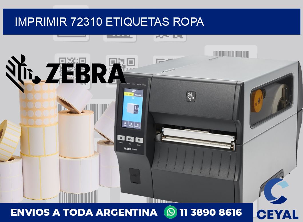imprimir 72310 etiquetas ropa