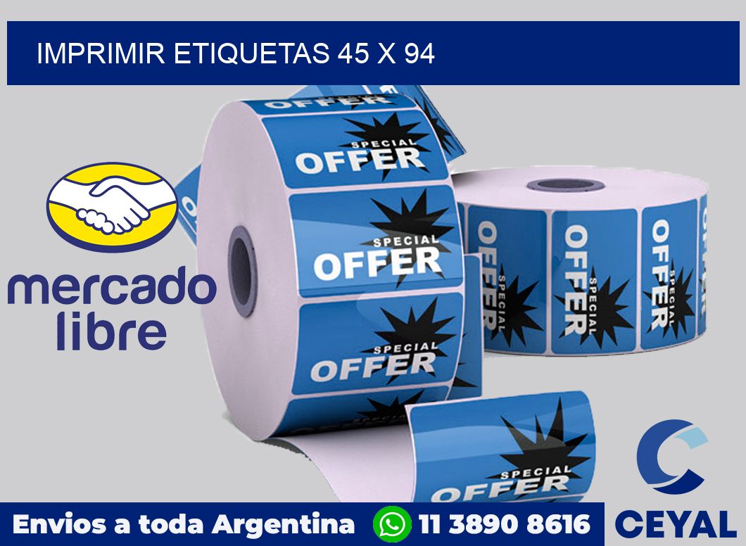 imprimir etiquetas 45 x 94