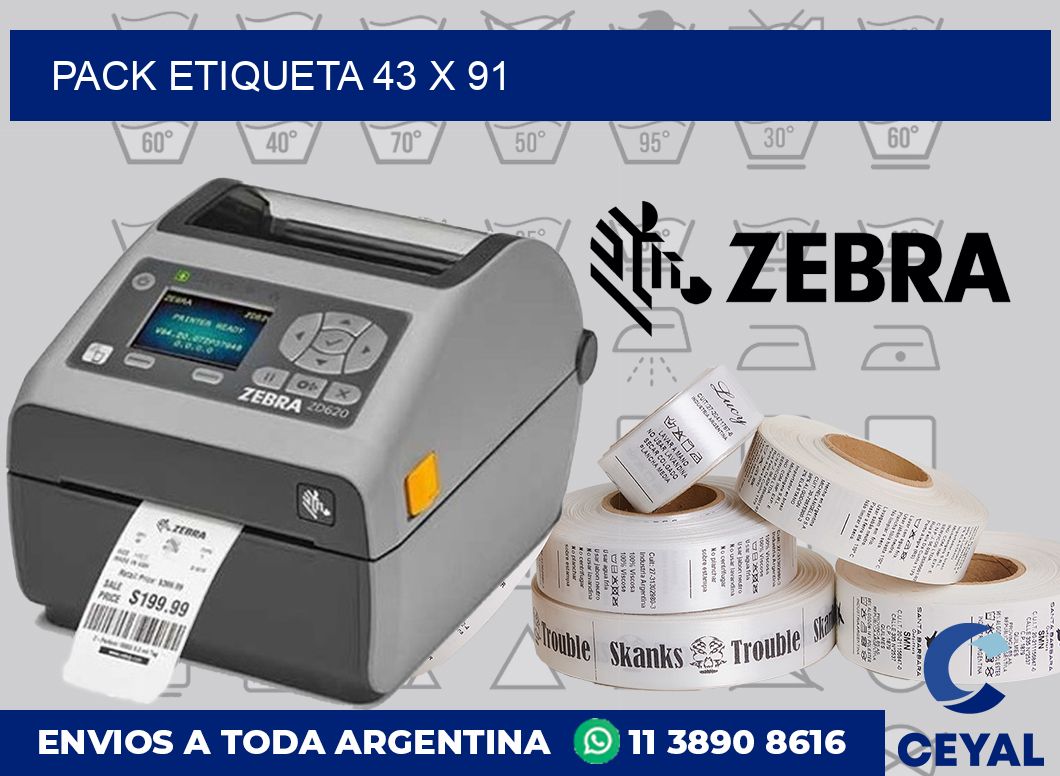 pack etiqueta 43 x 91