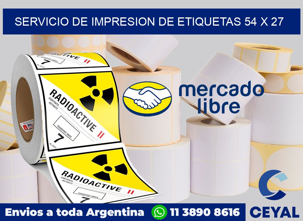 servicio de impresion de etiquetas 54 x 27