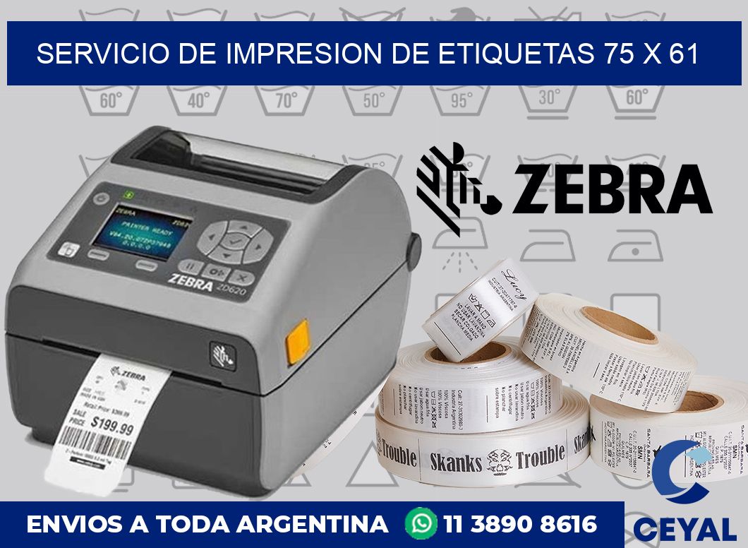 servicio de impresion de etiquetas 75 x 61