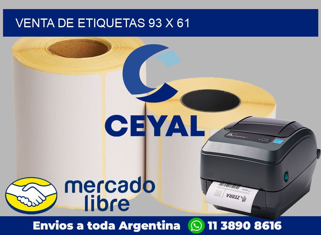 venta de etiquetas 93 x 61