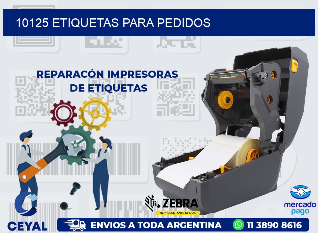 10125 ETIQUETAS PARA PEDIDOS