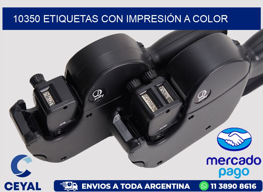 10350 ETIQUETAS CON IMPRESIÓN A COLOR
