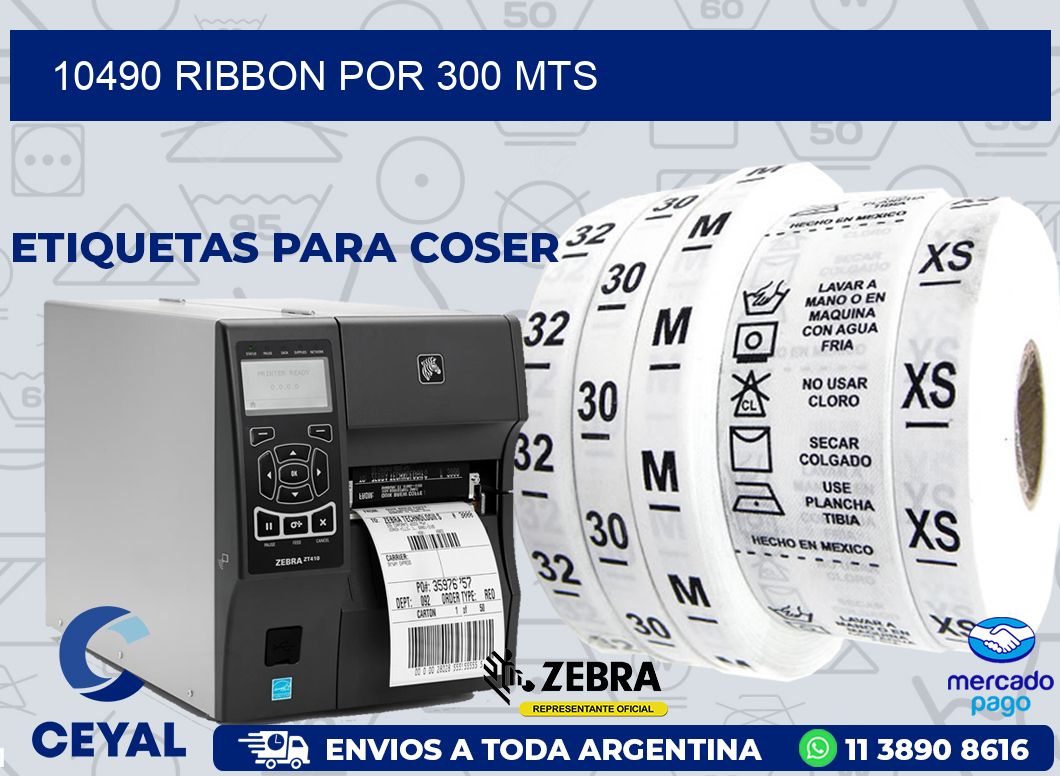 10490 RIBBON POR 300 MTS
