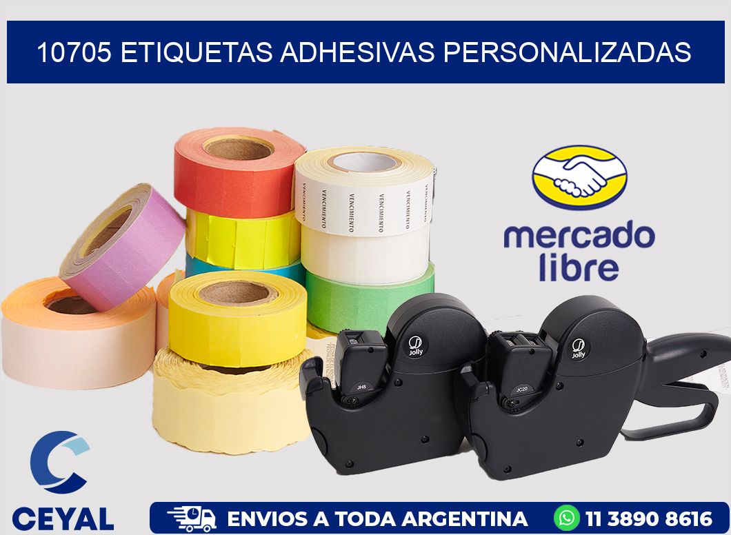10705 ETIQUETAS ADHESIVAS PERSONALIZADAS