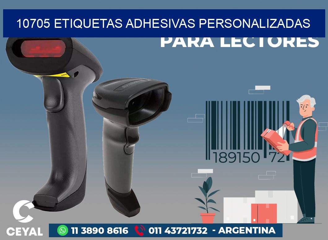 10705 ETIQUETAS ADHESIVAS PERSONALIZADAS