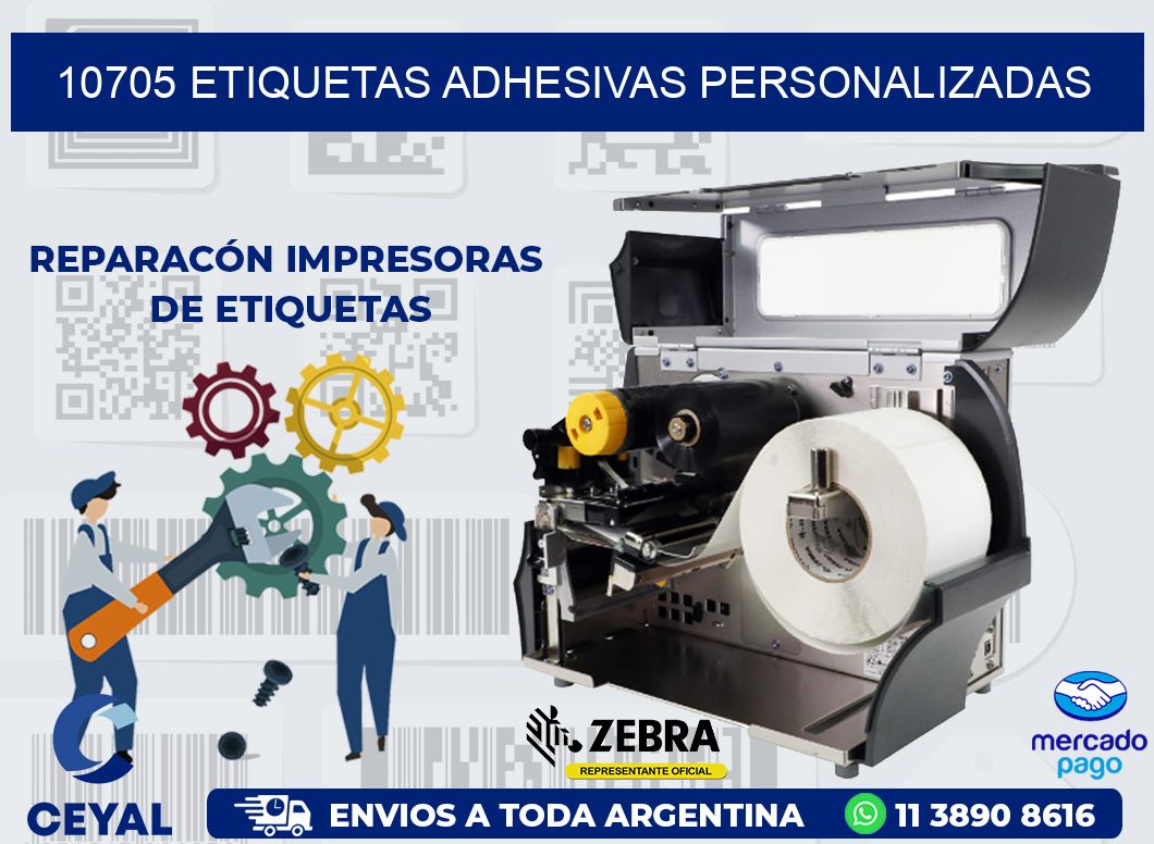 10705 ETIQUETAS ADHESIVAS PERSONALIZADAS