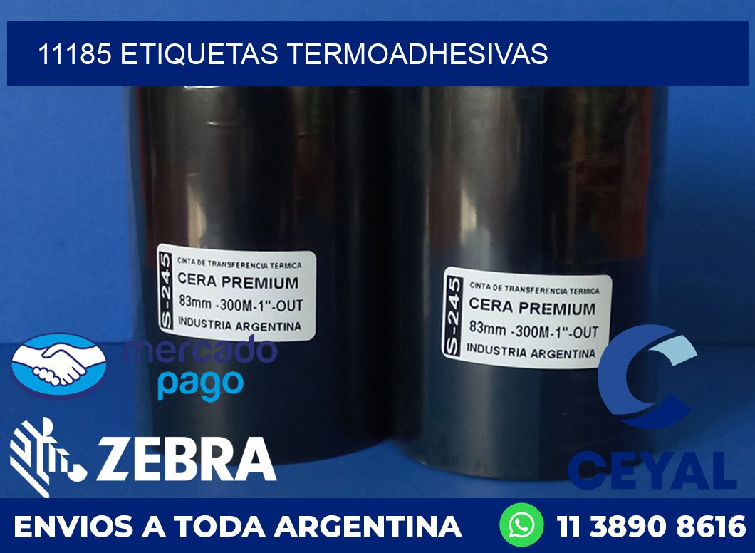 11185 ETIQUETAS TERMOADHESIVAS