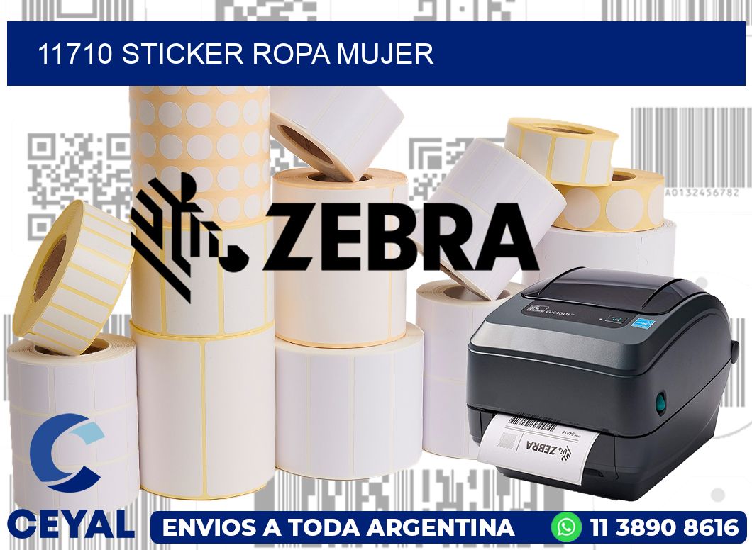 11710 STICKER ROPA MUJER